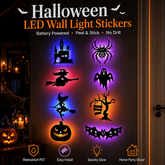 LED Silhouette Wall Light Stickers