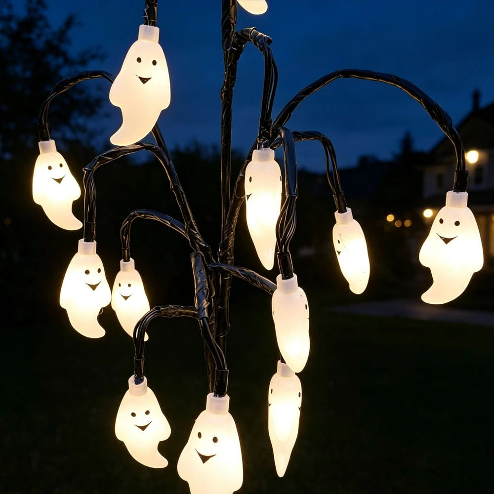 Pumpkin Solar Stake Lights