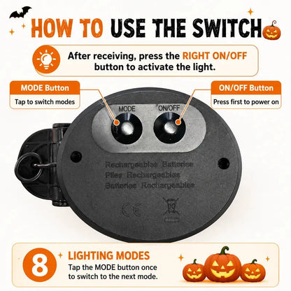 Pumpkin Solar Stake Lights