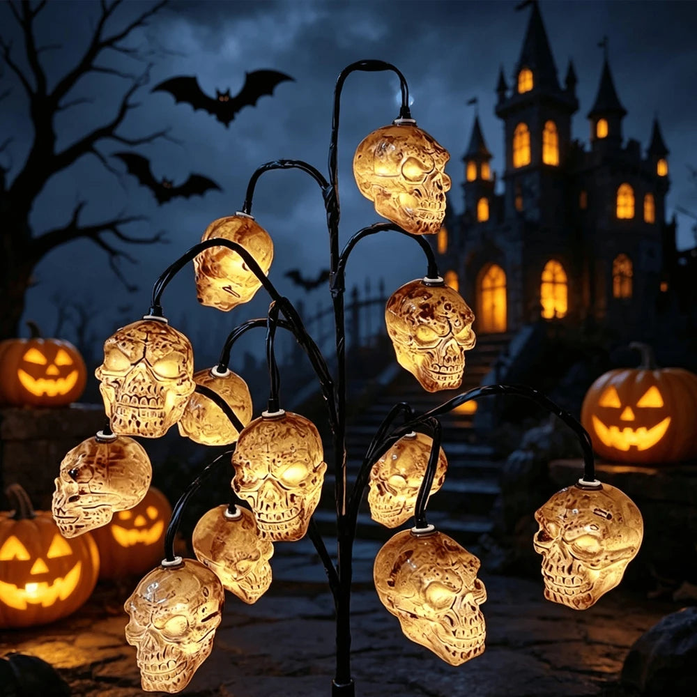Pumpkin Solar Stake Lights