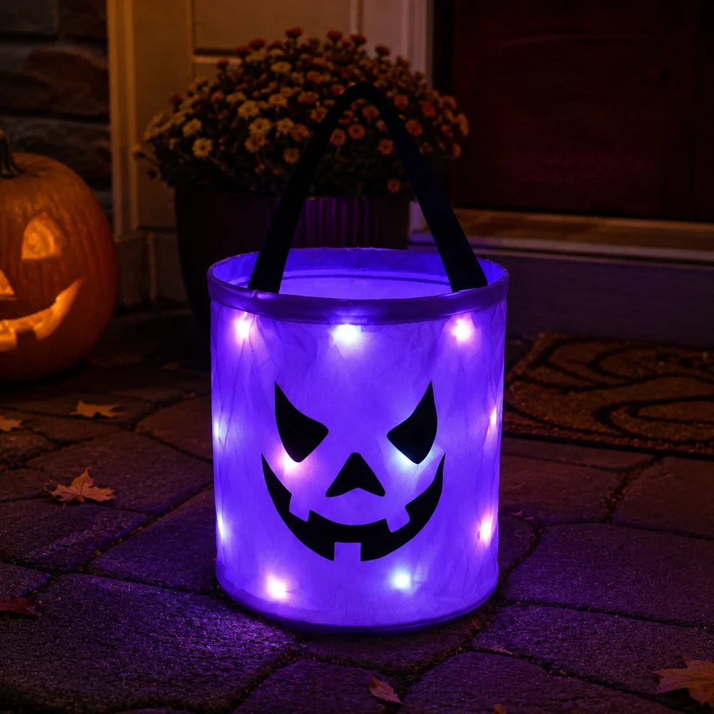 LED Halloween Pumpkin Bags