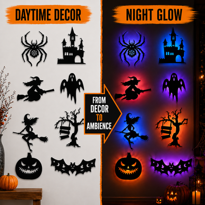 LED Silhouette Wall Light Stickers