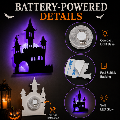 LED Silhouette Wall Light Stickers