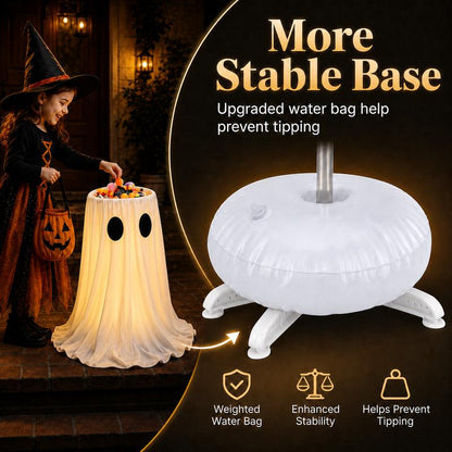 Glowing Ghost Candy Holder Bowl