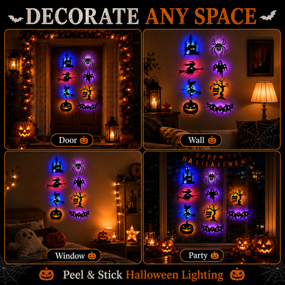 LED Silhouette Wall Light Stickers
